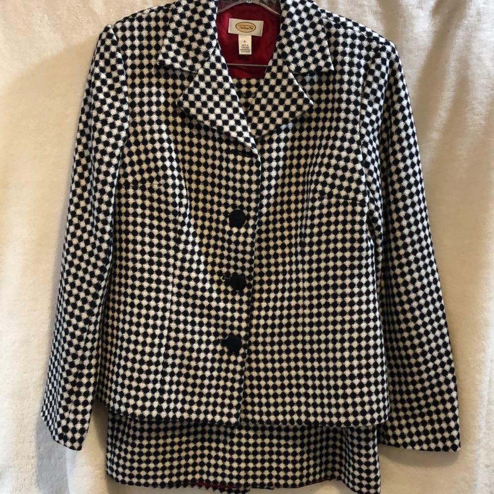 Talbots skirt suit